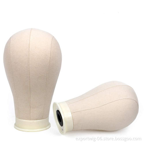 Wig Head Cork Canvas Block  Mannequin Head  Blocks For Wigs Making Weft Wig Display Style Styling Manikin  Durable and Sturdy